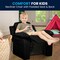Flash Furniture Kids Recliner, 26" to 39" x 28", Upholstery Color: Black BT-7985-KID-BK-LEA-GG - alternate 6